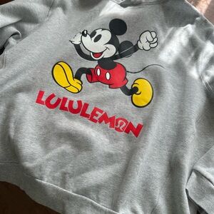 Lululemon Gray Mickey Mouse Sweatshirt